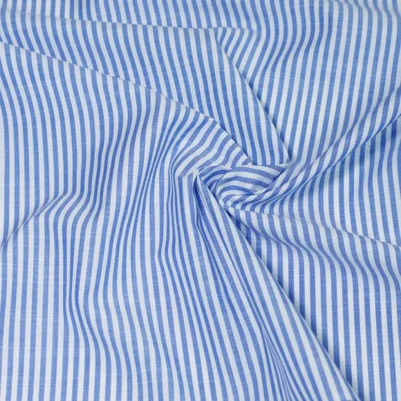 Avellino Dark Blue Poplin Stripes Custom Shirt 8660.8306.400 - Yeossal