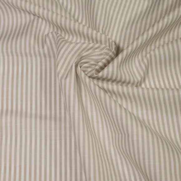 Avellino Grey Poplin Stripes Custom Shirt 8660.8306.700 - Yeossal