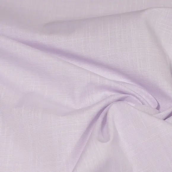 Avellino Lilac Poplin Solid Plain Custom Shirt 8660.8957.940 - Yeossal