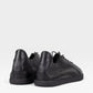 Black Leather Unlined GAT Sneakers - Yeossal