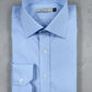 Blue Nailshead Spread Collar Cotton Shirt - Yeossal & Co