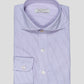 Boeing Popeline Purple Small Checks Custom Cotton Shirt MFC0502 - Yeossal & Co