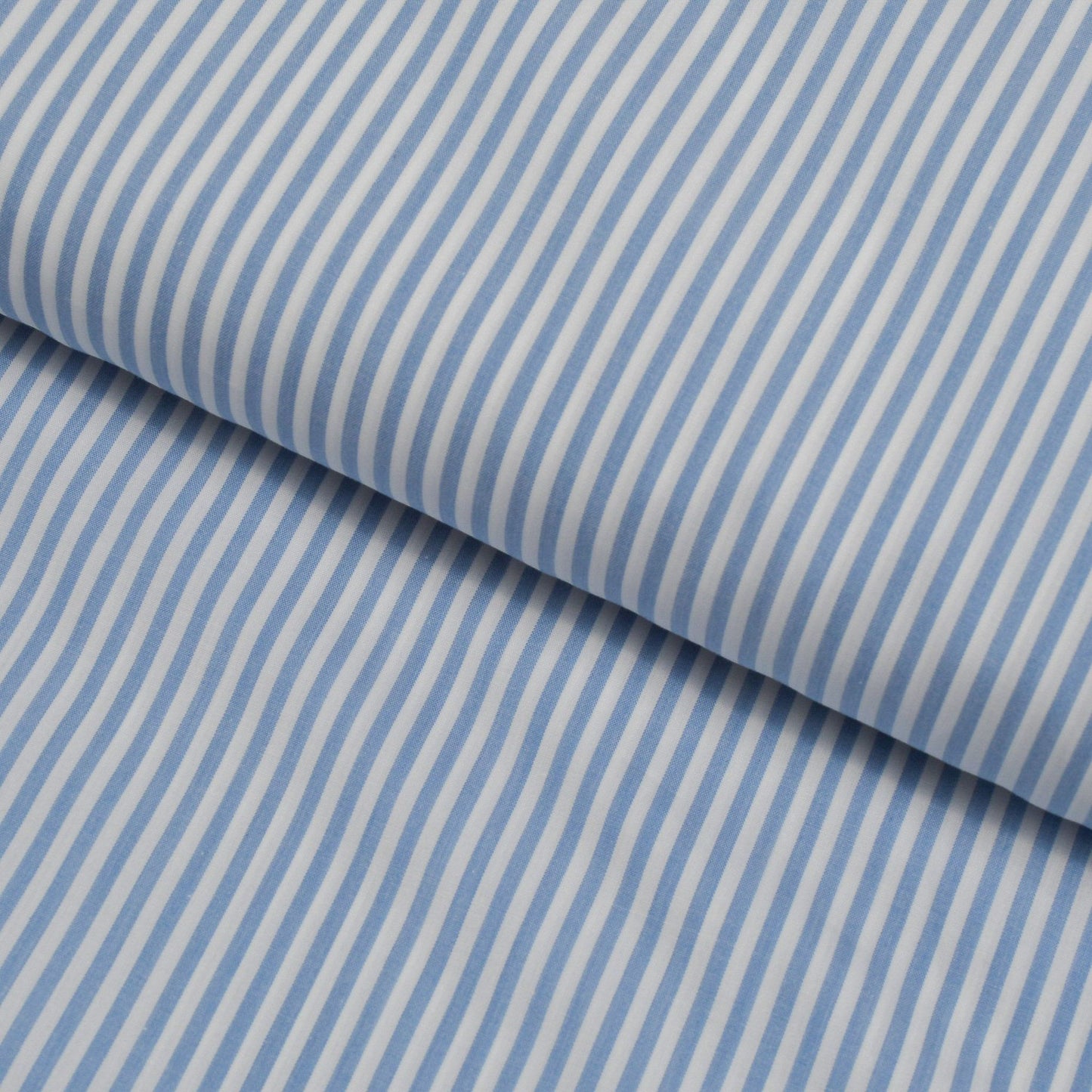 Breath Melange Zephir Blue Stripes Custom Cotton Shirt MFC0537 - Yeossal & Co
