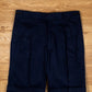 Brezza Deep Navy Heavy Twill Stretch - Cotton Trousers MGC2155 - Yeossal & Co
