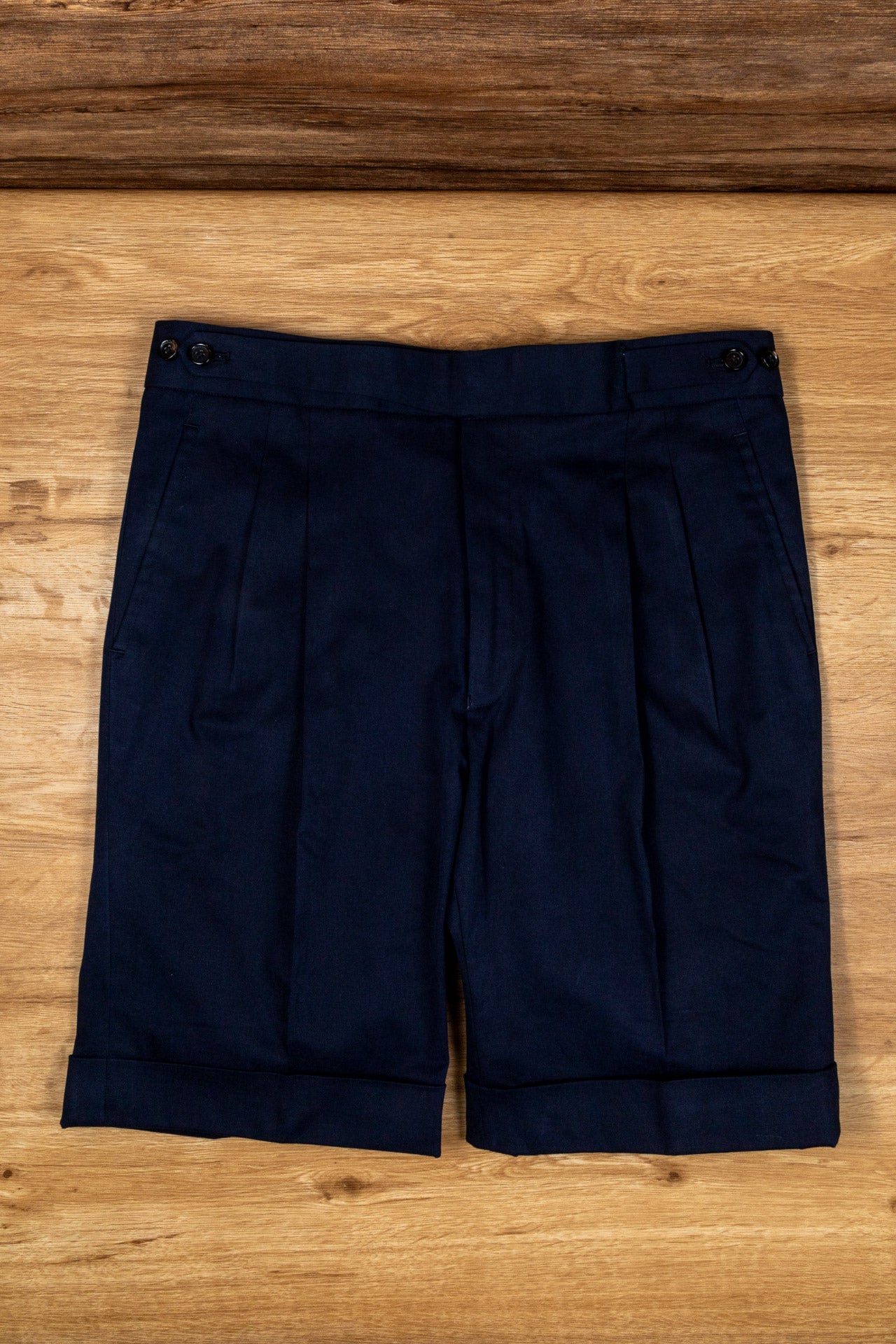 Brezza Deep Navy Heavy Twill Stretch - Cotton Trousers MGC2155 - Yeossal & Co