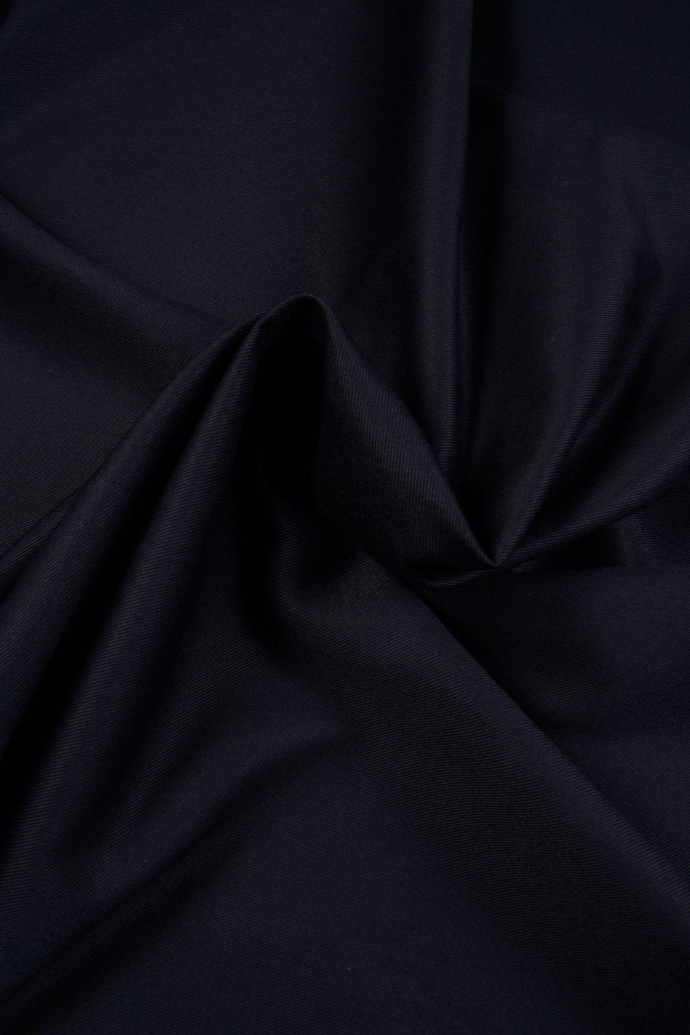 Bryon Dark Navy Twill Cotton Custom Trousers MTC0372 - Yeossal & Co