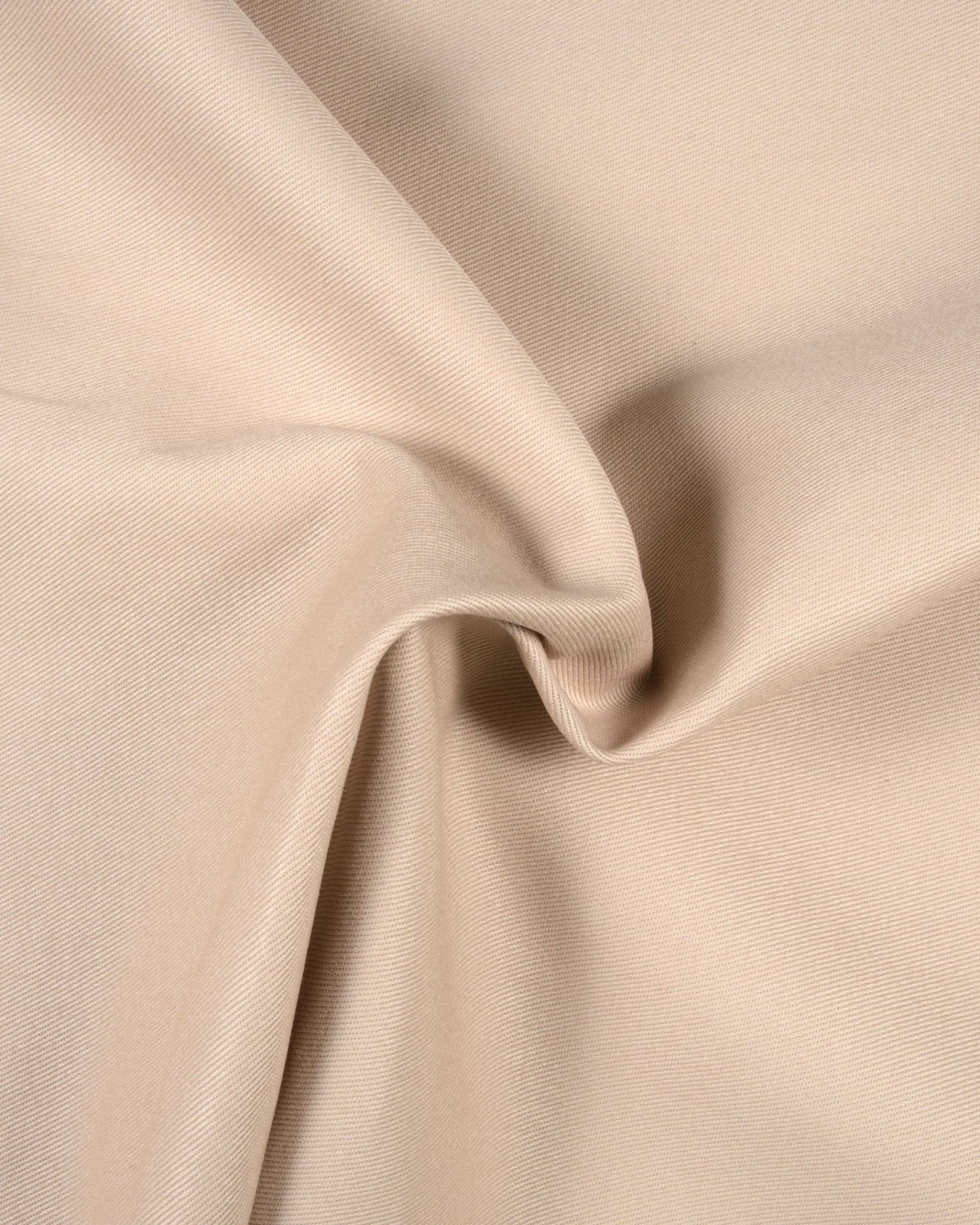 Bryon Ecru Twill Cotton Custom Trousers MTC0363 - Yeossal & Co