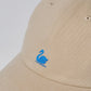 CAP01 Swan Logo Organic Cotton Cabardine Cap - Yeossal & Co