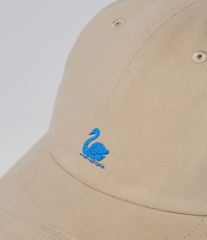 CAP01 Swan Logo Organic Cotton Cabardine Cap - Yeossal & Co