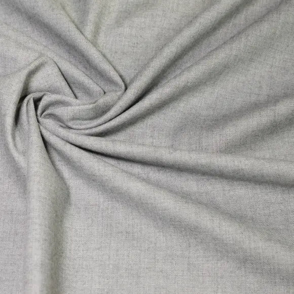 Cashmerello Grey Twill Solid Plain 3 Custom Shirt 8860.1649.1312