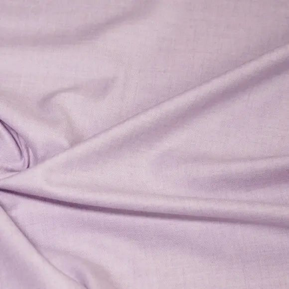 Cashmerello Lilac Twill Solid Plain Custom Shirt 8860.1649.1371 - Yeossal