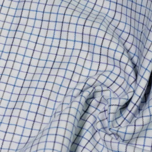 Cashmerello Multicolor Twill Check 1 Custom Shirt 8863.6750.404 - Yeossal
