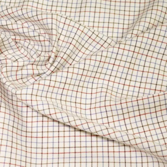 Cashmerello Multicolor Twill Check 2 Custom Shirt 8863.6750.505 - Yeossal