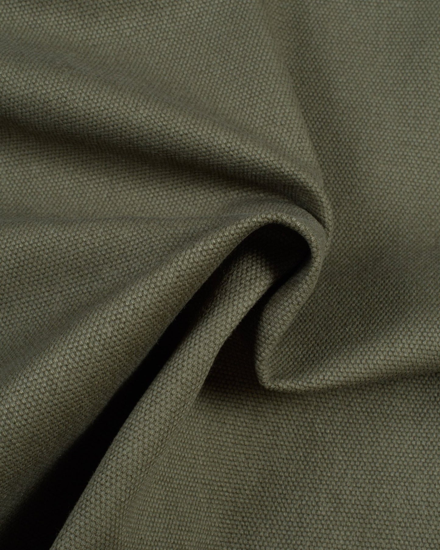 Chaucer Olive Heavyweight Panama Cotton Custom Trousers MTC0151 - Yeossal & Co