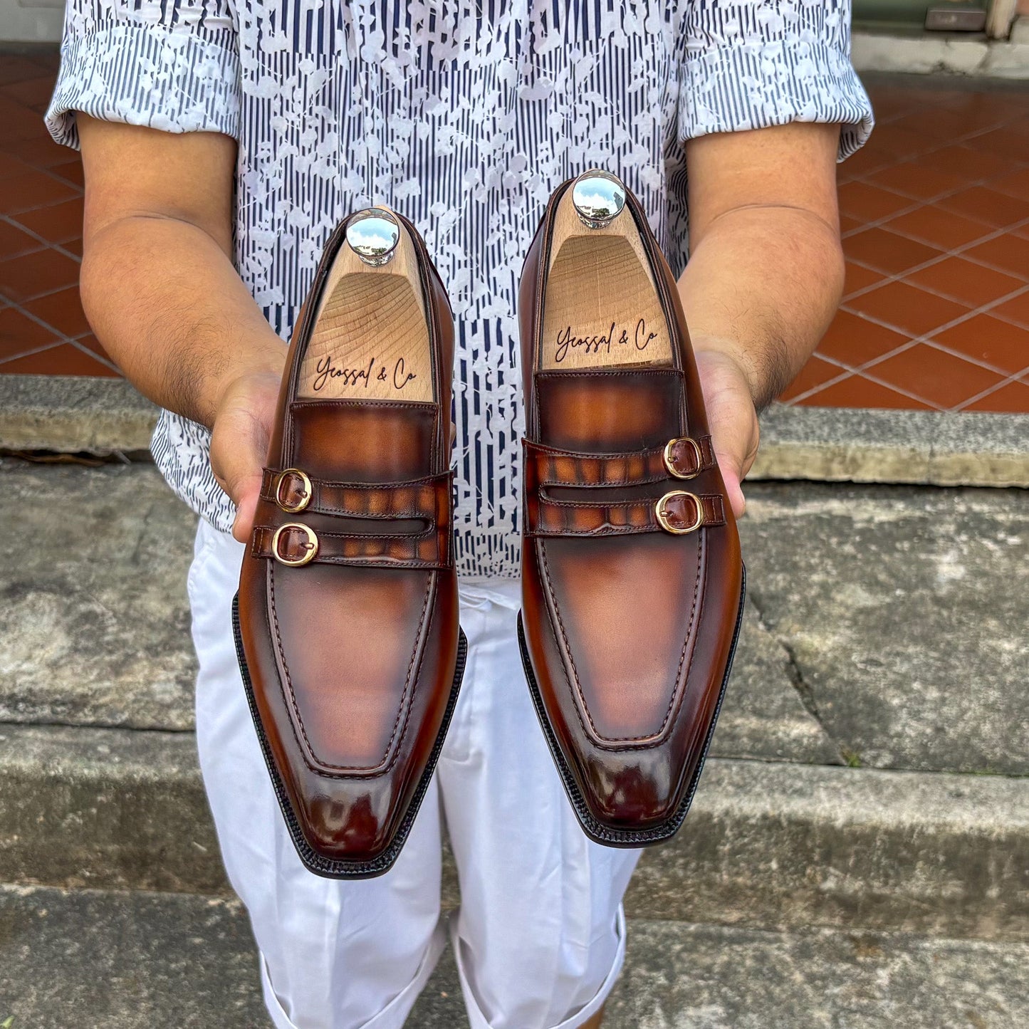 Civic Hand - Welted Twin Strap Loafer - Yeossal
