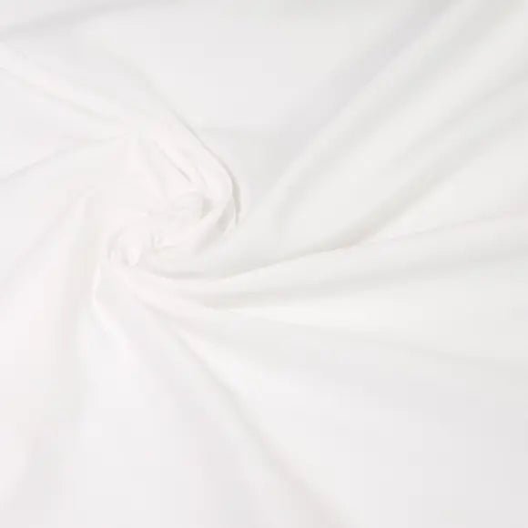 Compatto White Voile Solid Plain 2 Custom Shirt 7266.3015.1000 - Yeossal