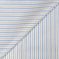 Dante Melange Blue/Gray/White Stripe Cotton Shirt MSC3301 - Yeossal & Co