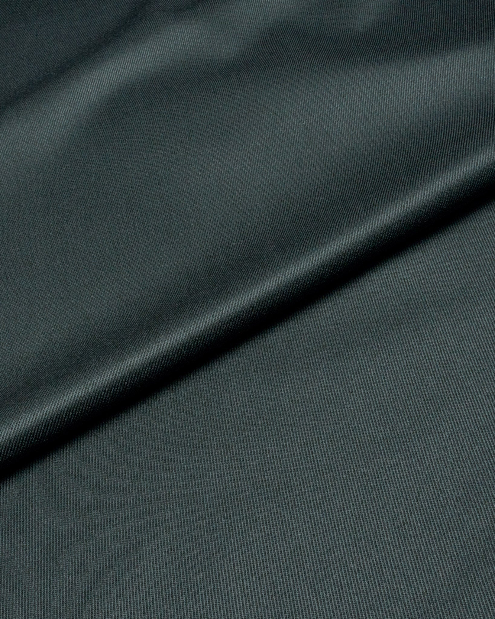 Dark Green Covert Twill Wool Custom Trousers MUW3307 - Yeossal & Co