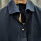 Dark Navy Stretch - Cotton Long Sleeves Shirt - SS091 - Yeossal & Co