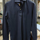 Dark Navy Stretch - Cotton Long Sleeves Shirt - SS091 - Yeossal & Co