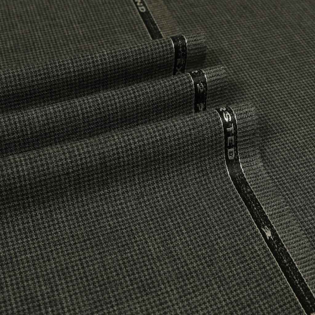 Discoverer Houndstooth High - Twist Wool Trousers - Yeossal & Co