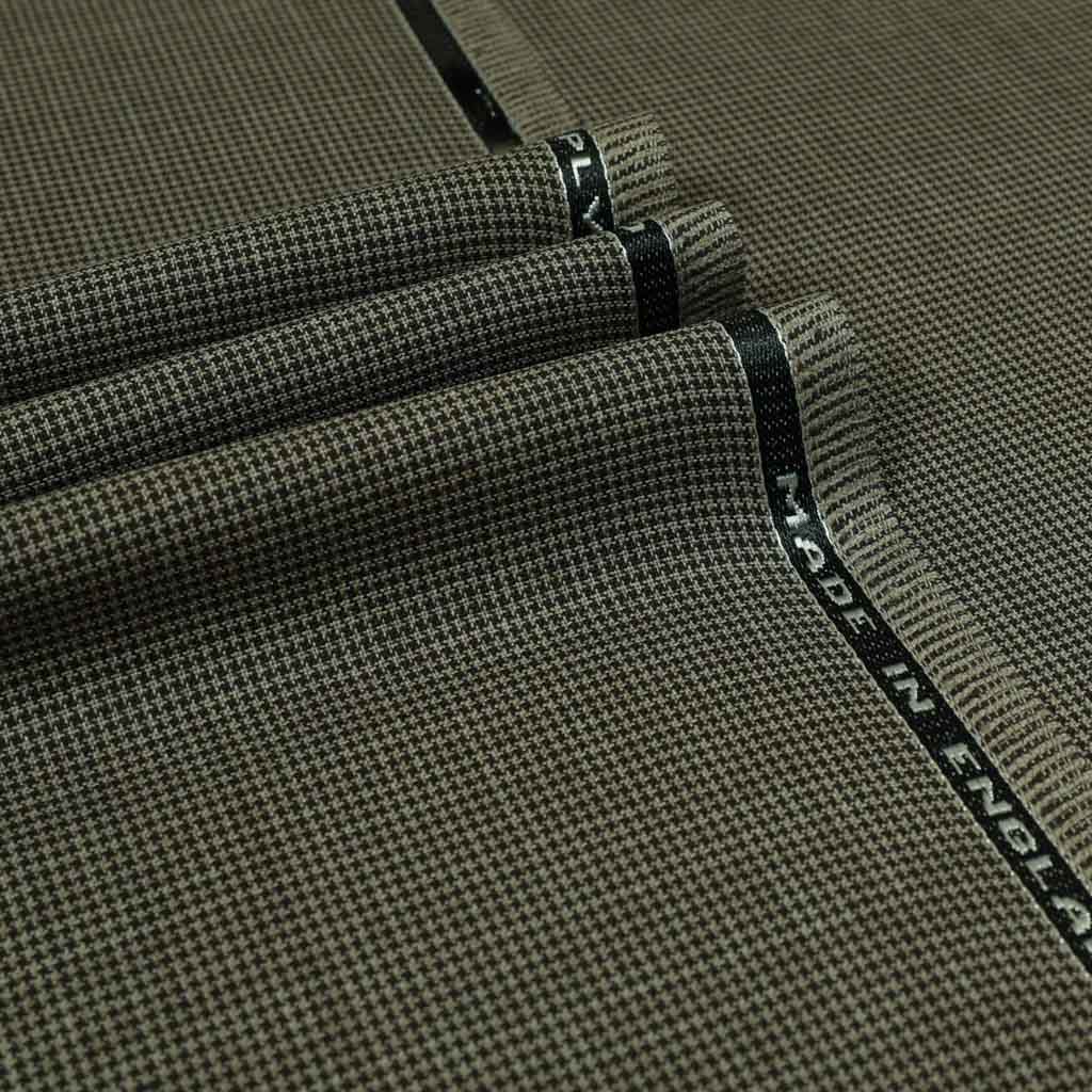 Discoverer Houndstooth High - Twist Wool Trousers - Yeossal & Co