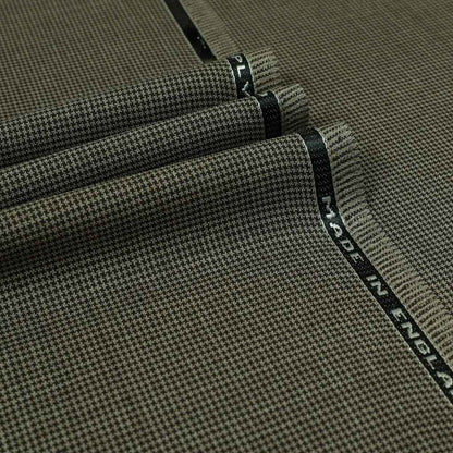 Discoverer Houndstooth High - Twist Wool Trousers - Yeossal & Co