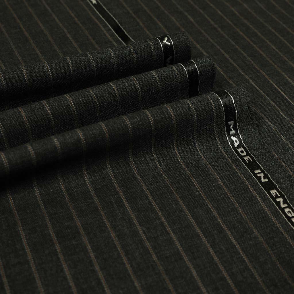 Discoverer Stripes High - Twist Wool Trousers - Yeossal & Co