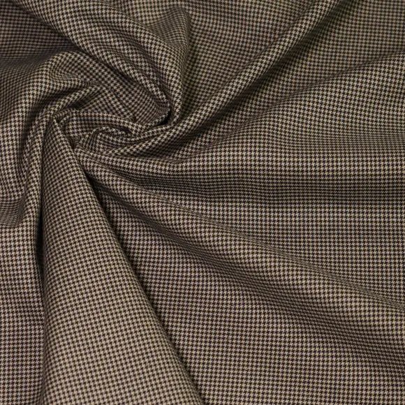 Flanello Junior Brown Twill Solid Plain Structured Custom Shirt 8608.8872.670 - Yeossal