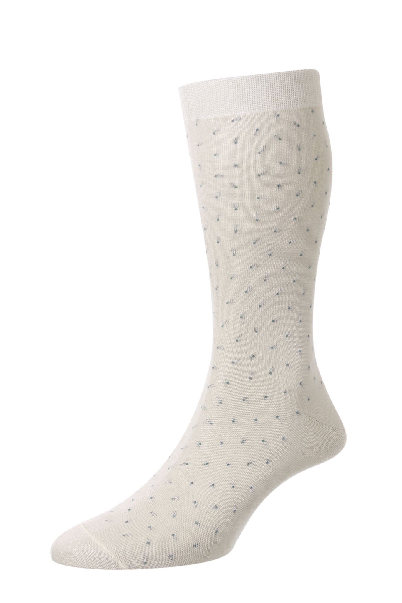 Gadsbury Motif Pin Dot Cotton Men's Socks - Yeossal & Co