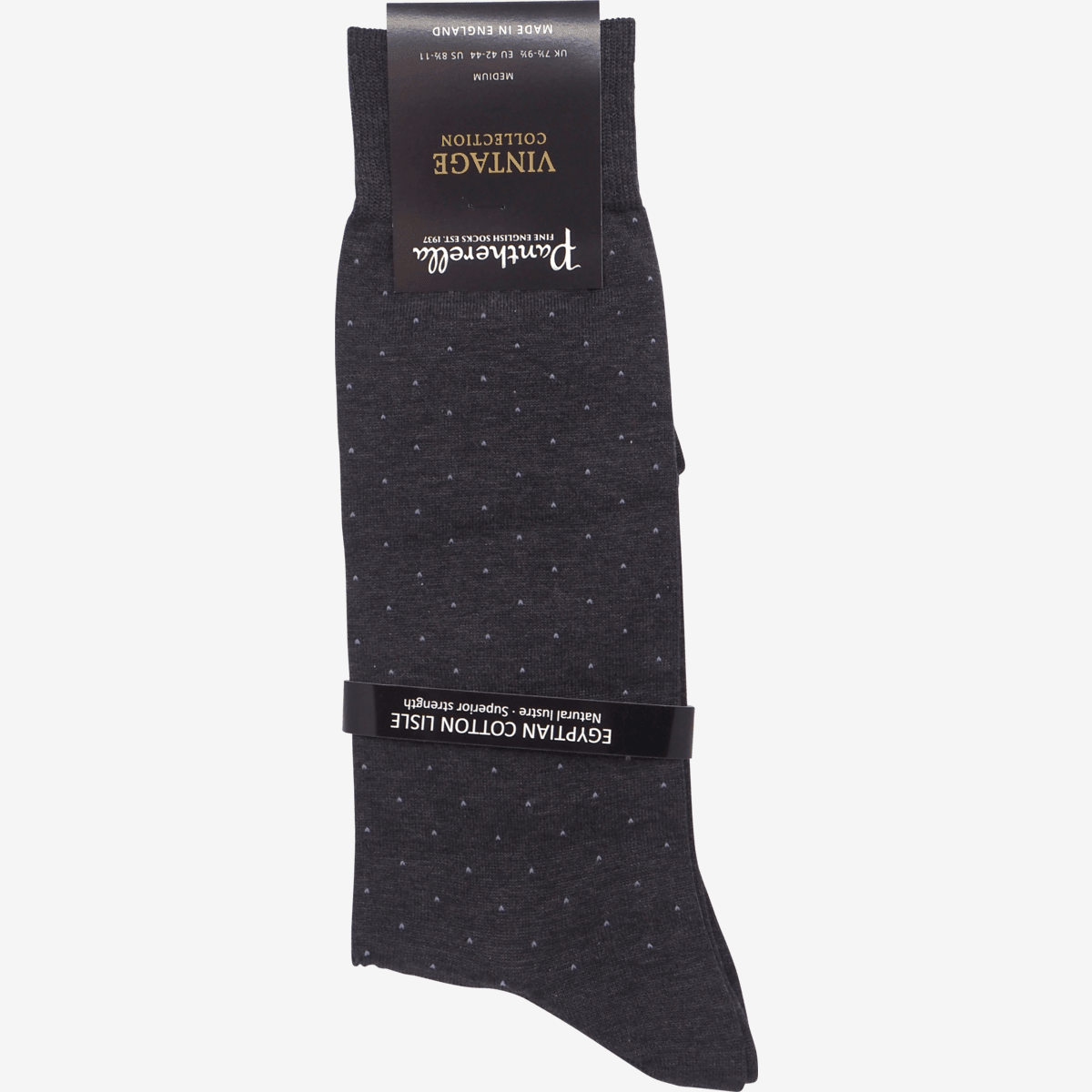 Gadsbury Motif Pin Dot Cotton Men's Socks - Yeossal & Co
