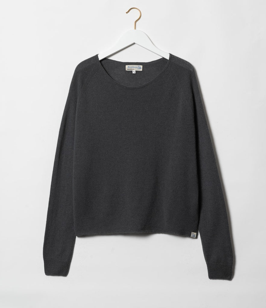 Good Basics Women's Crew Neck Pullover, Relaxed Fit - Yeossal & Co