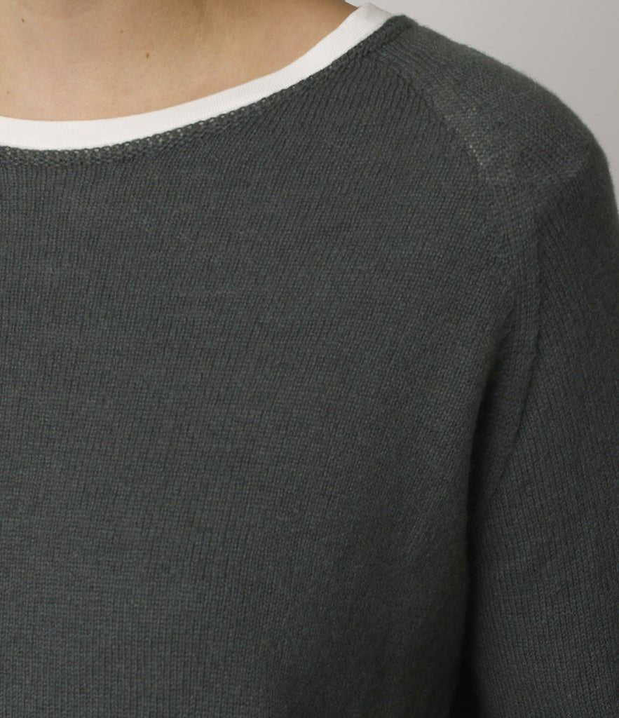 Good Basics Women's Crew Neck Pullover, Relaxed Fit - Yeossal & Co