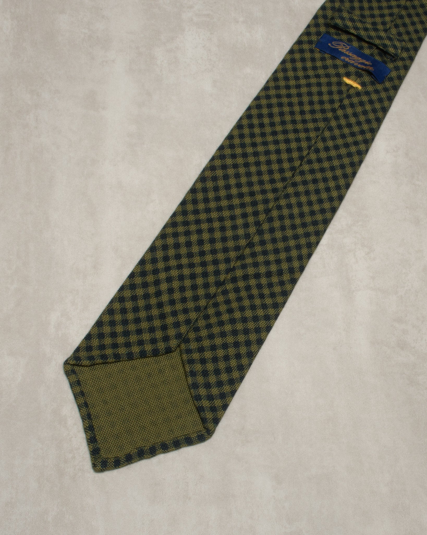 Handmade Vintage 7 - Fold Wool Tie 1322 - Yeossal & Co