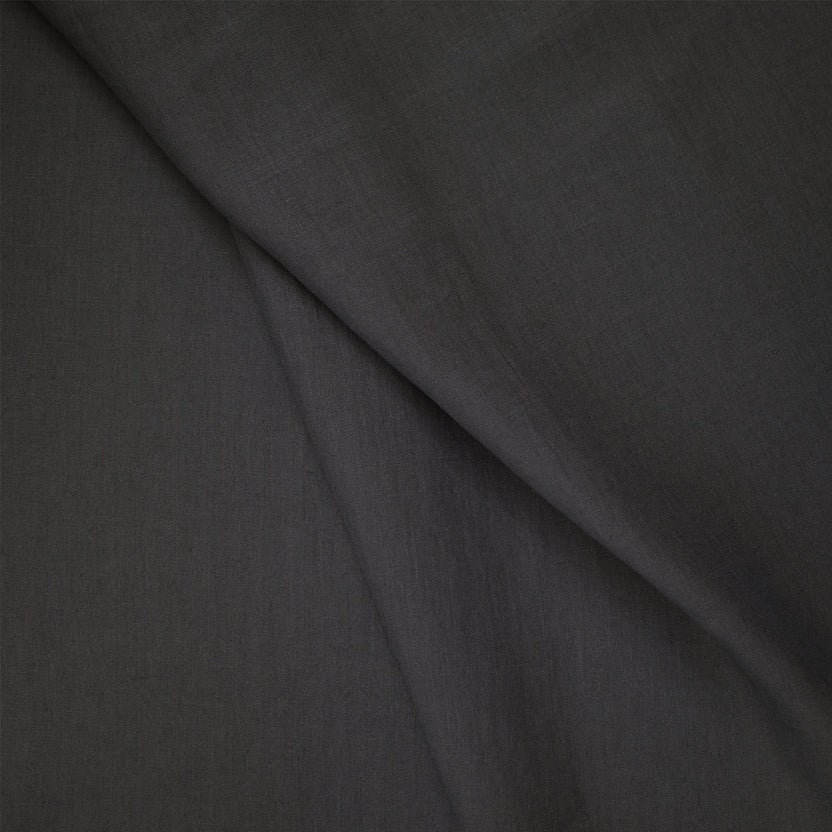 Heures bleues Anthracite Linen Trousers, MTO - Yeossal & Co