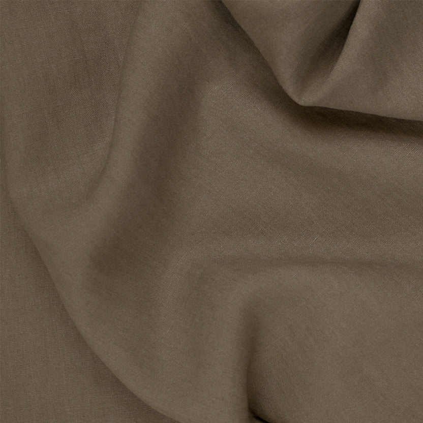 Heures bleues Moka Linen Custom Trousers MML2489 - Yeossal & Co