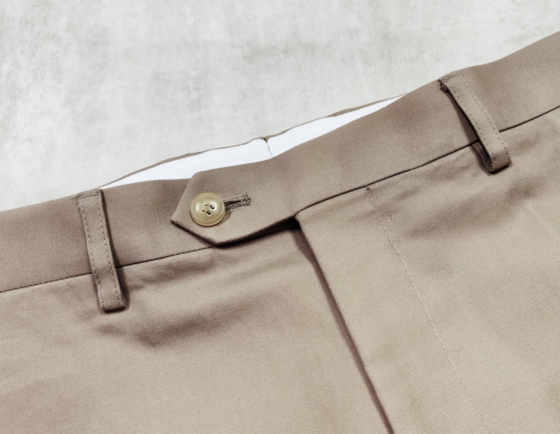 HFW Quest Cotton, Taupe Trousers - ST135 - Yeossal & Co