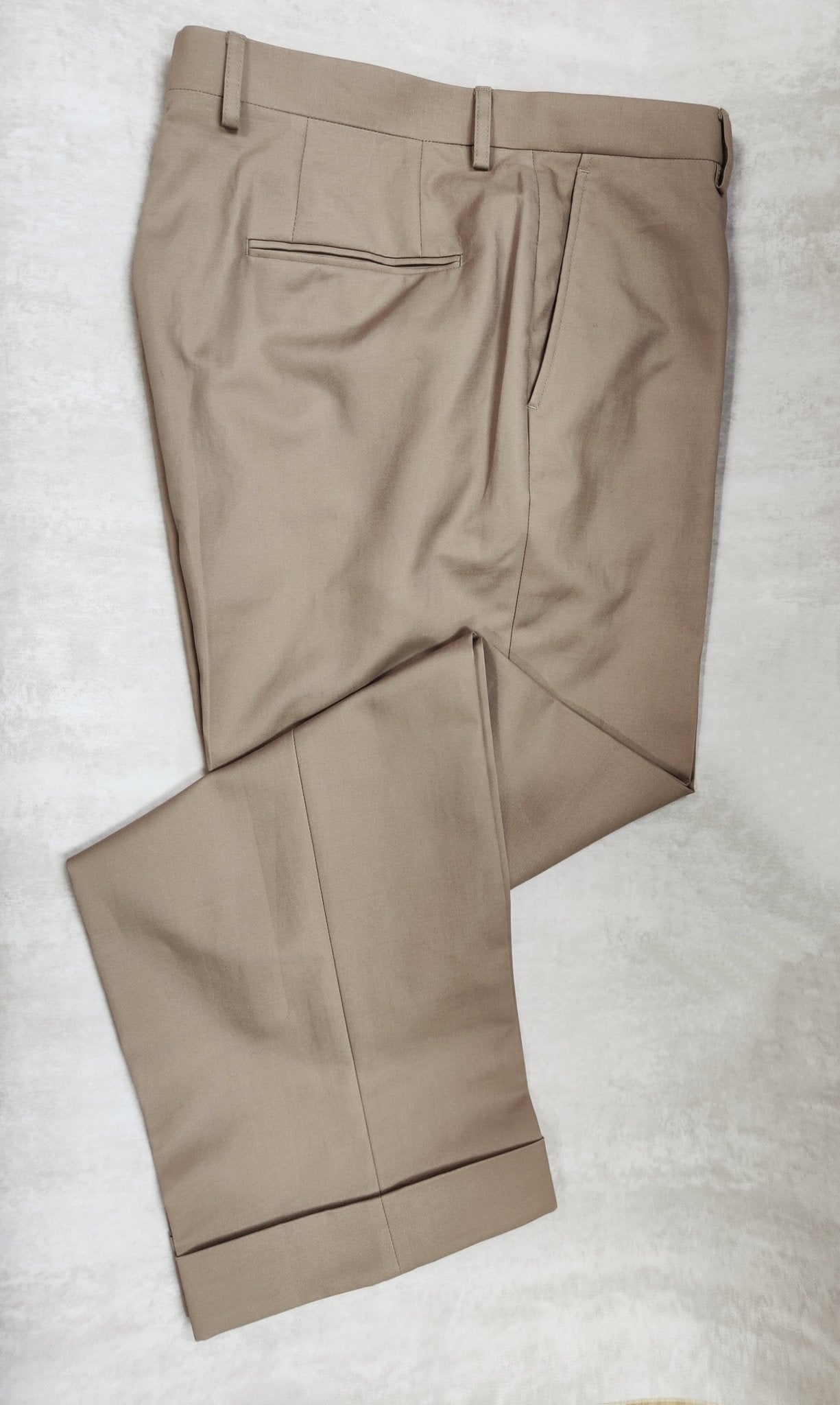 HFW Quest Cotton, Taupe Trousers - ST135 - Yeossal & Co