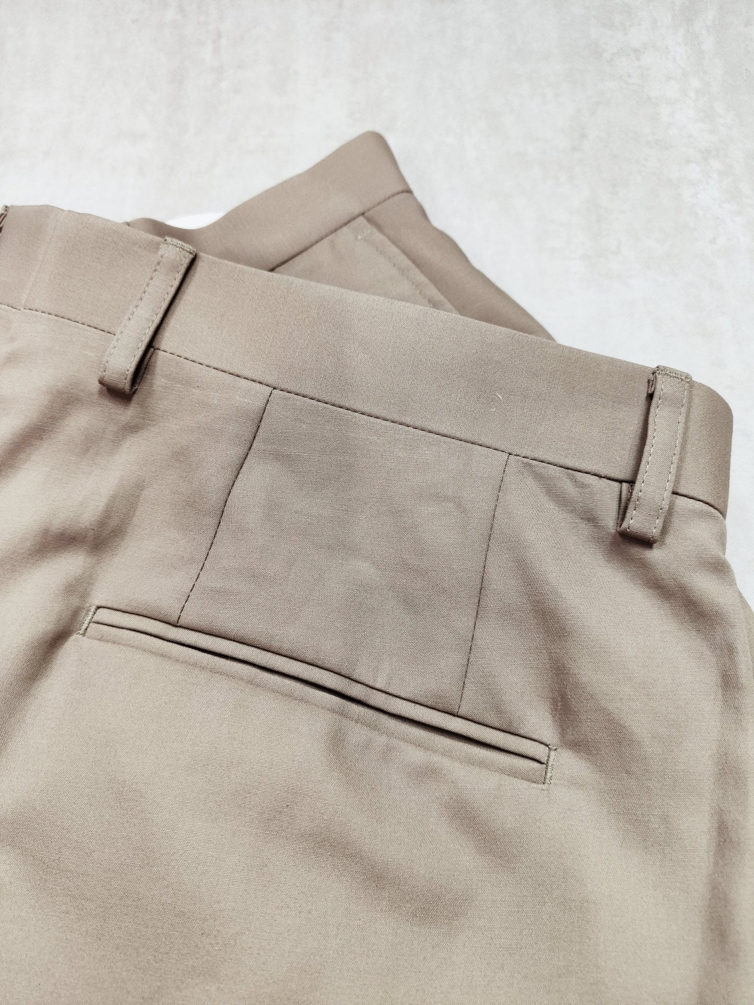 HFW Quest Cotton, Taupe Trousers - ST135 - Yeossal & Co