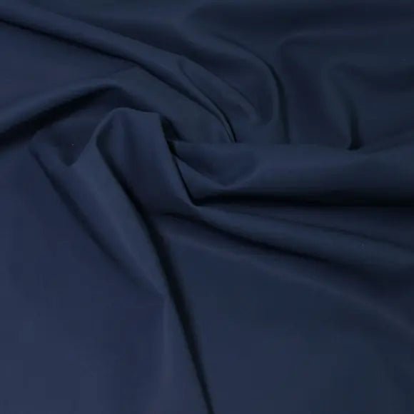 High Twisted Dark Blue Twill Solid Plain 2 Custom Shirt 7267.9336.1093 - Yeossal