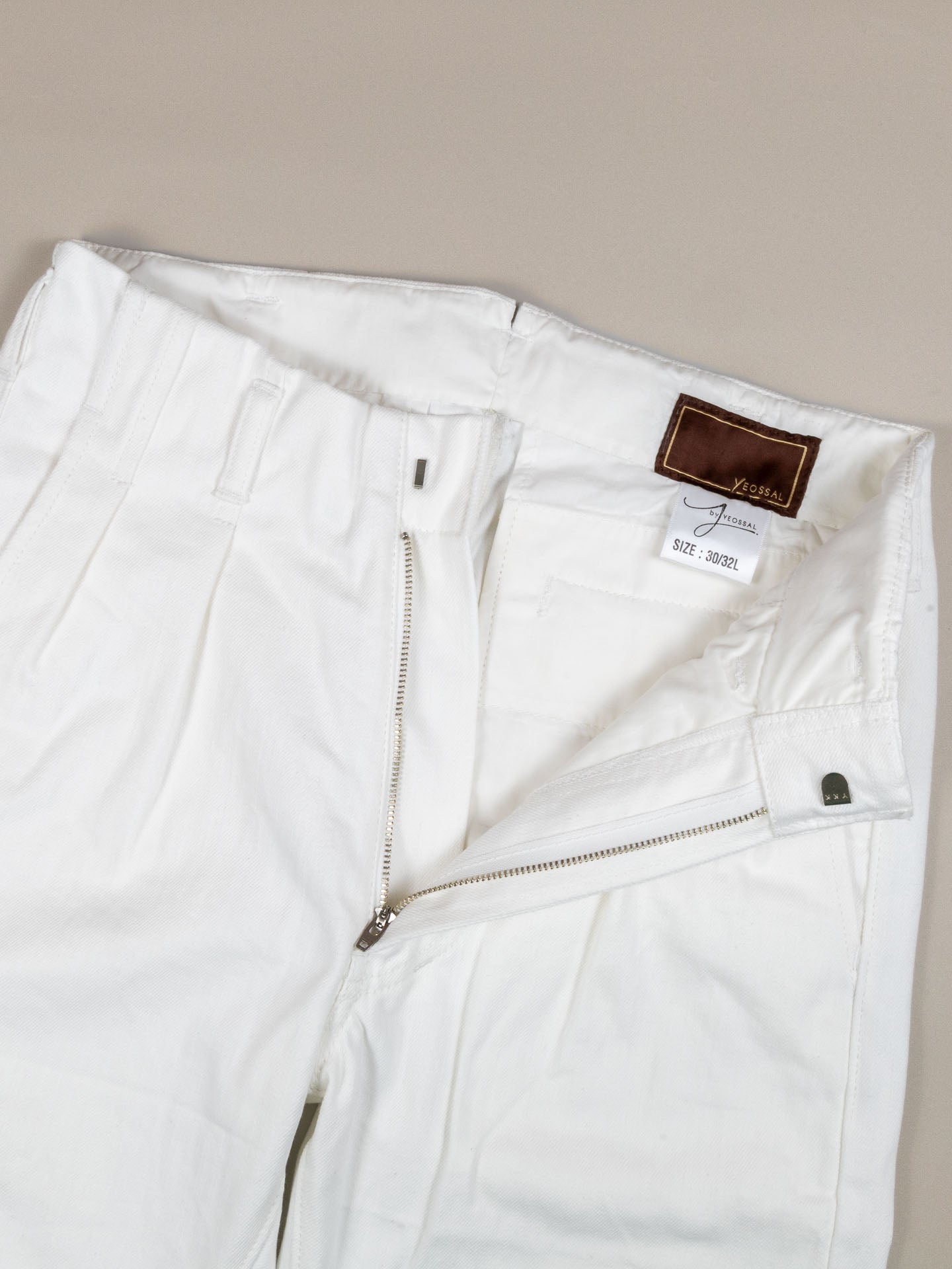 Hollywood Denim Trousers with Small Belt Loops - Yeossal & Co