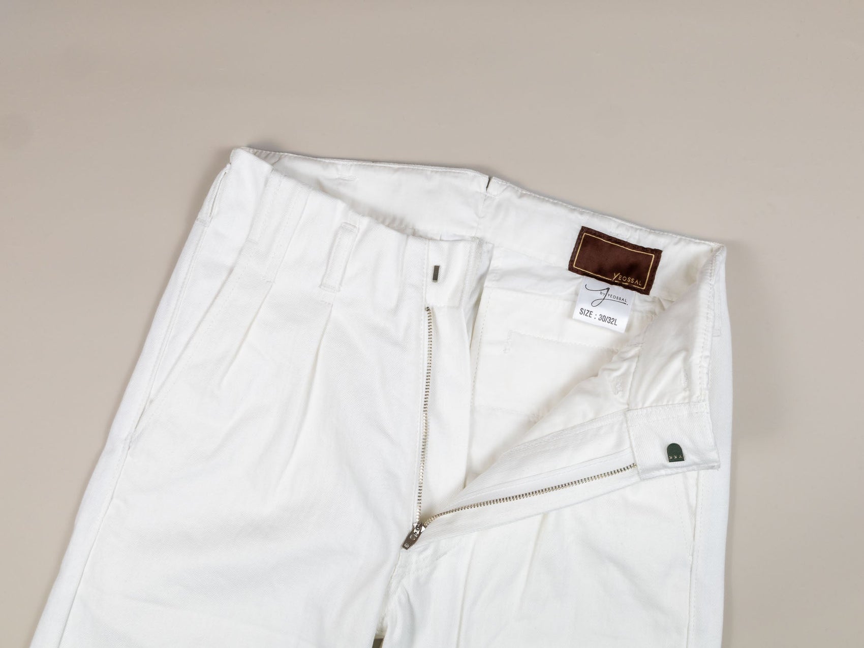 Hollywood Denim Trousers with Small Belt Loops - Yeossal & Co