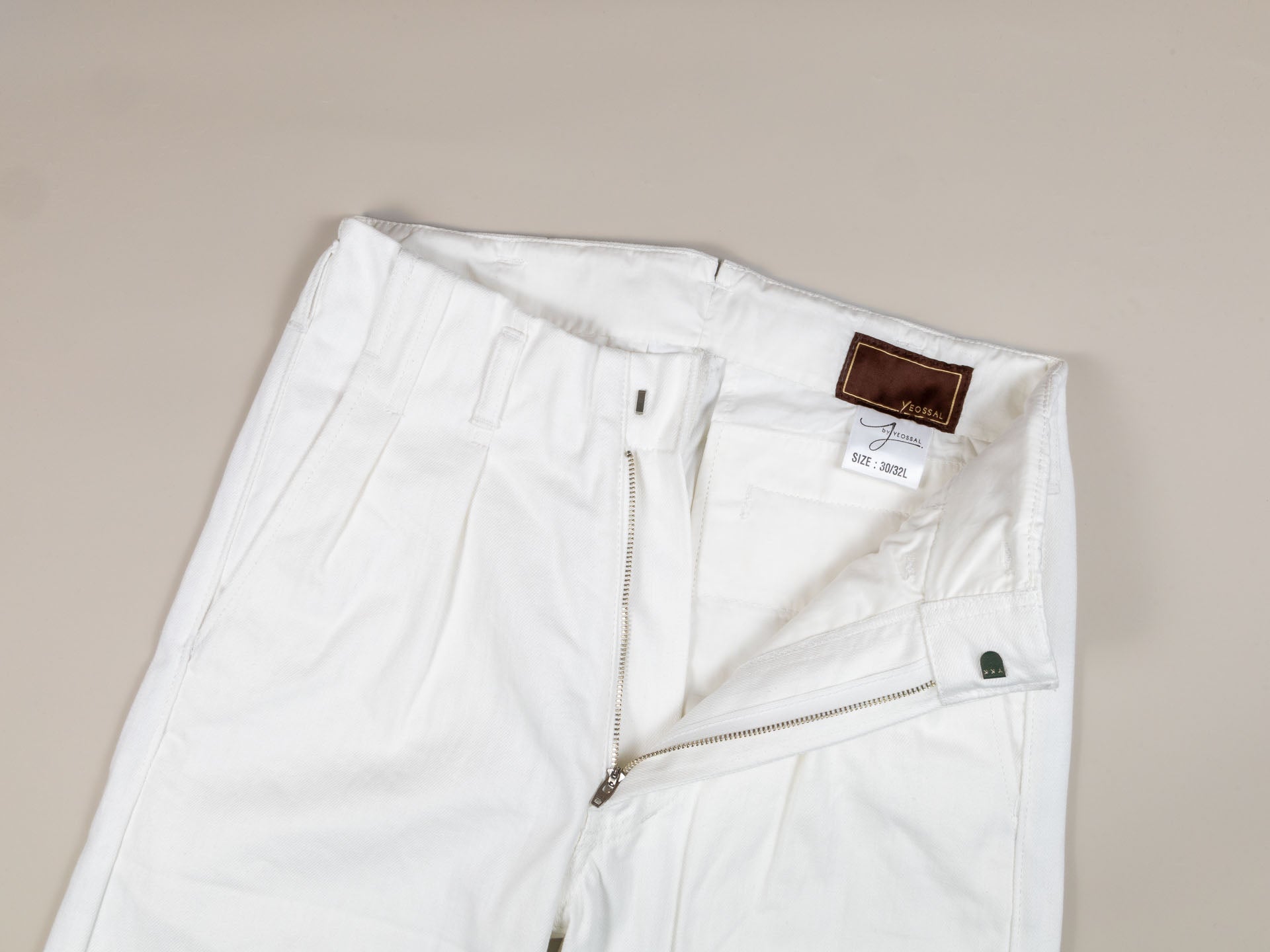 Hollywood Denim Trousers with Small Belt Loops - Yeossal & Co