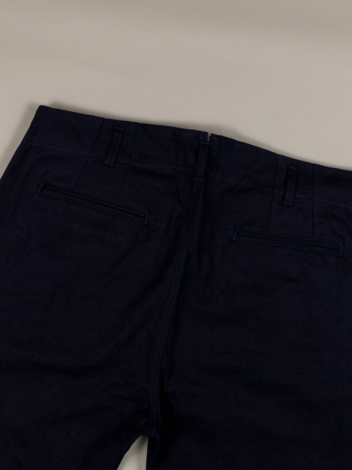 Hollywood Denim Trousers with Small Belt Loops - Yeossal & Co