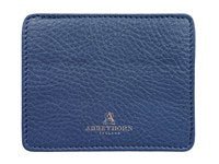 Horn Collar Stiffeners with Navy Leather Pouch Blue suede Interior - Yeossal