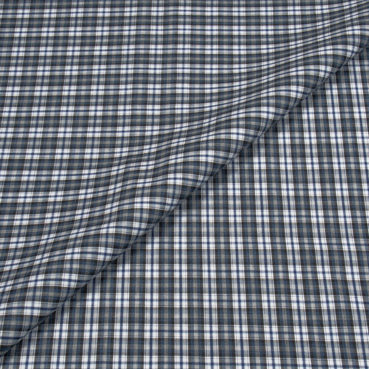 Hunt Melange Plaid Poplin Cotton Shirt MSC0823 - Yeossal & Co