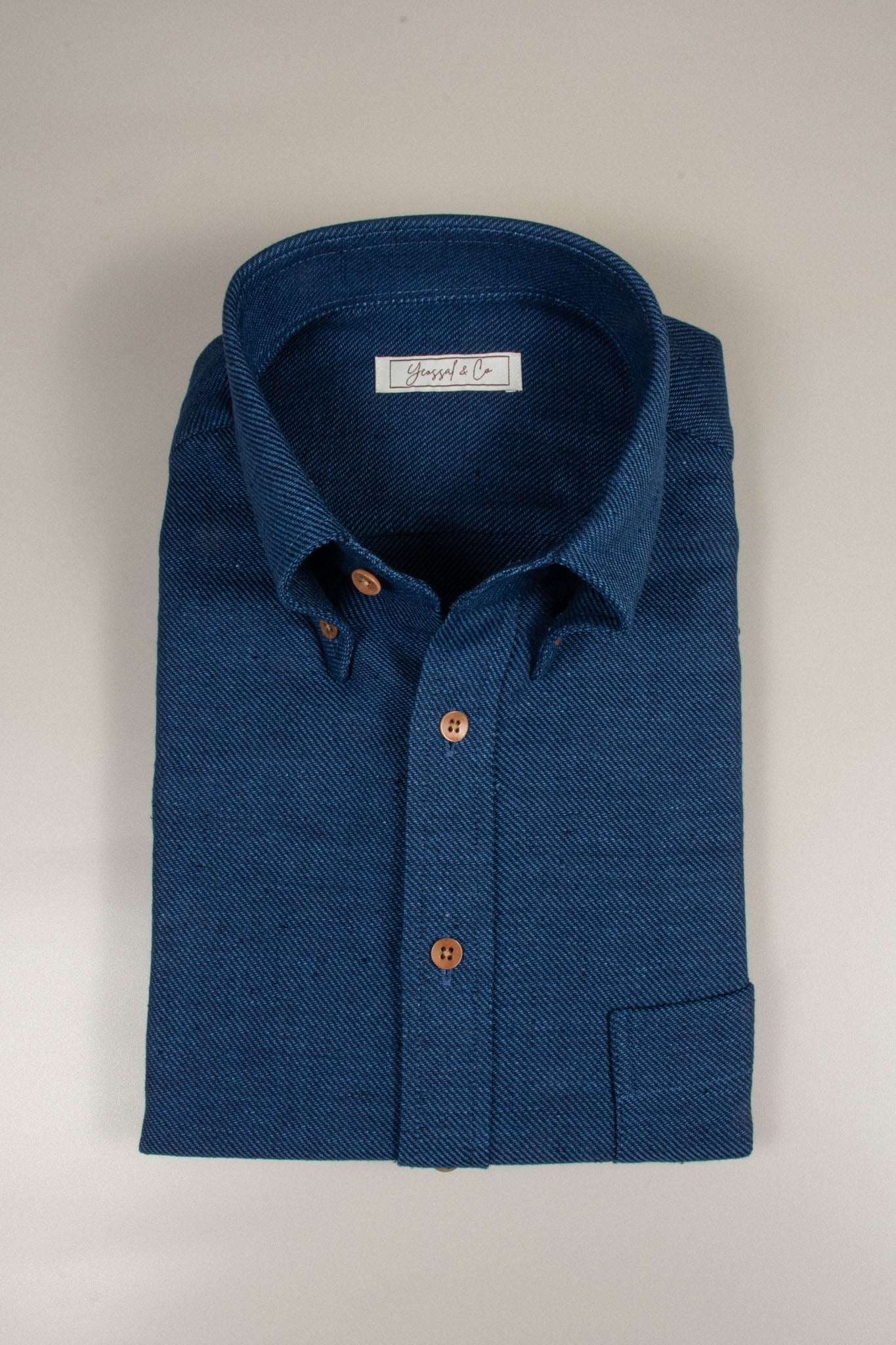 Japanese Indigo Twill Shirt - Yeossal & Co