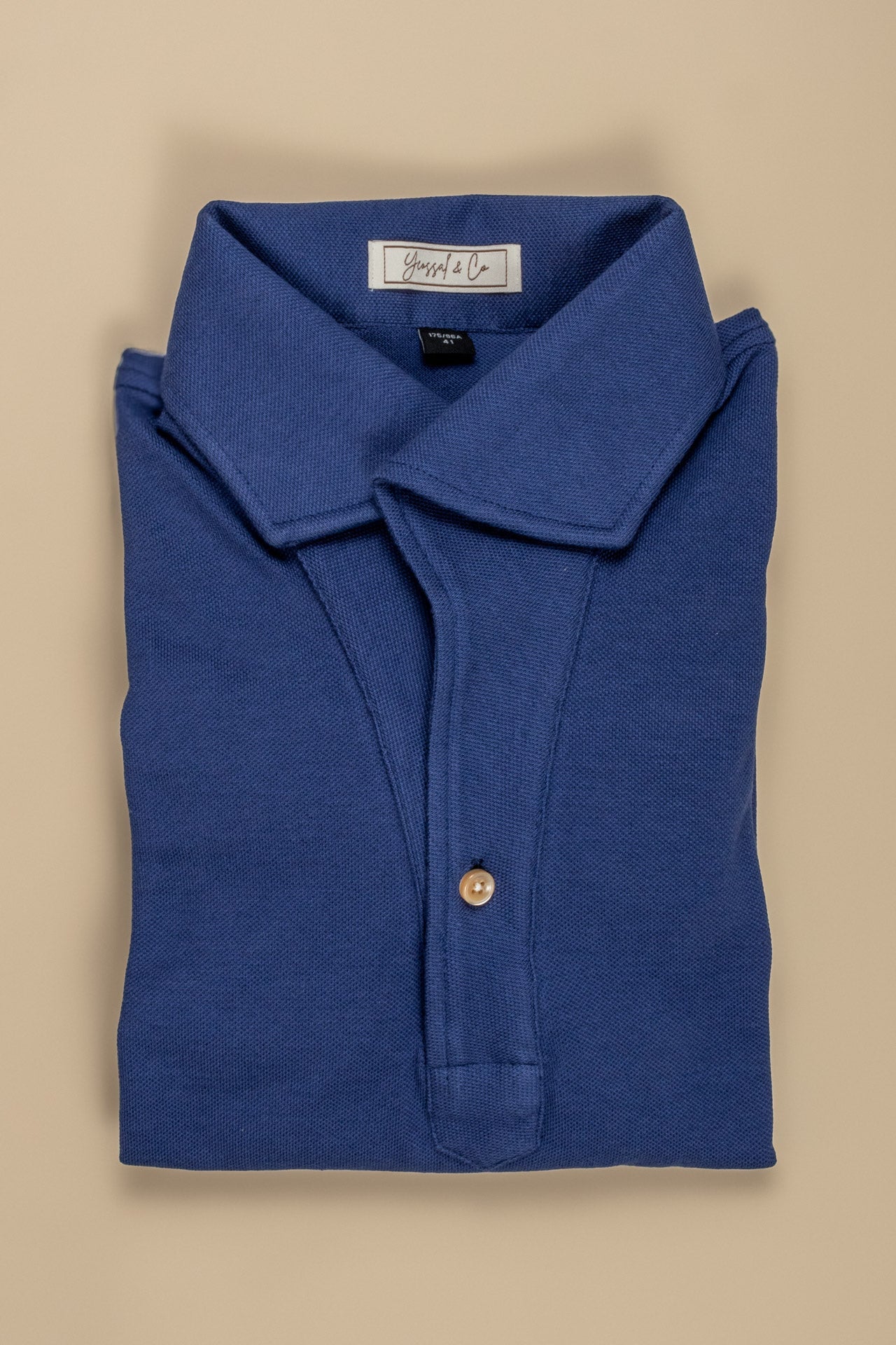 Kai Stretch - Cotton Pique Long Sleeve Polo Shirt - Yeossal & Co