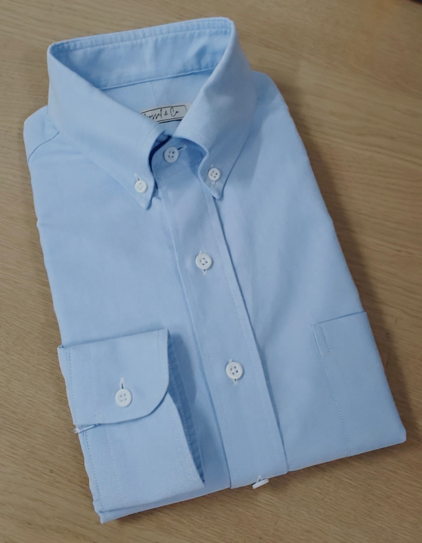 Light Blue Oxford Cotton Shirt - SS119 - Yeossal