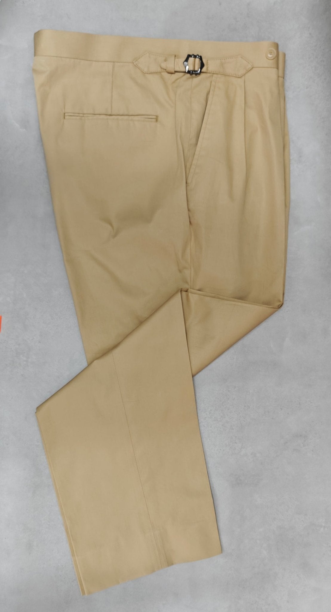 Light Tan Cotton Trousers - ST144 - Yeossal & Co